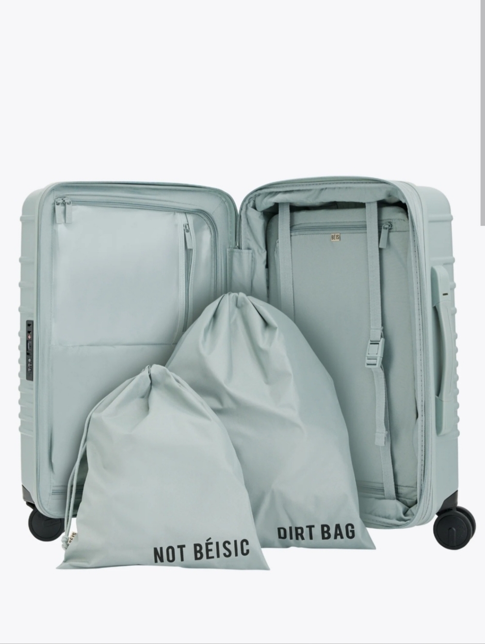 NEW BEIS Drawstring Dust Bags in Slate Blue